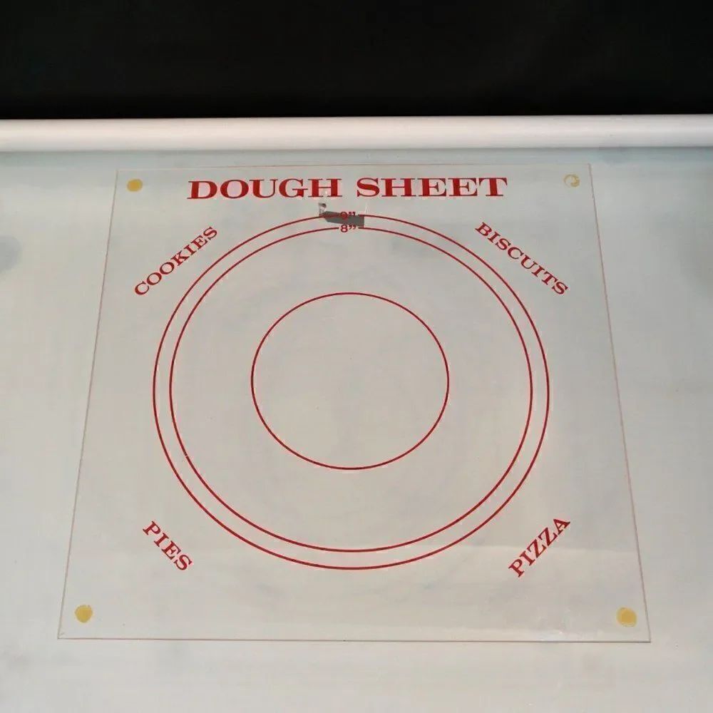 Clear Vinyl Rolling Mat Pastry Baking Pizza Dough Sheet Pie Cookies Measuring